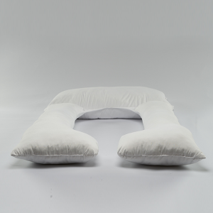 Fiber U-Shape Pillow + Firm & Low Pillow 